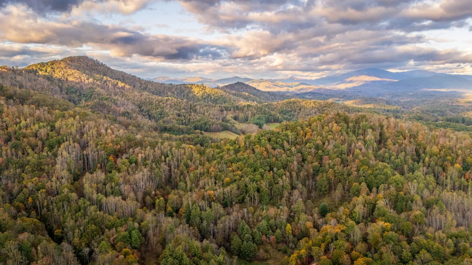 Appalachian mountains landscape in West Virginia